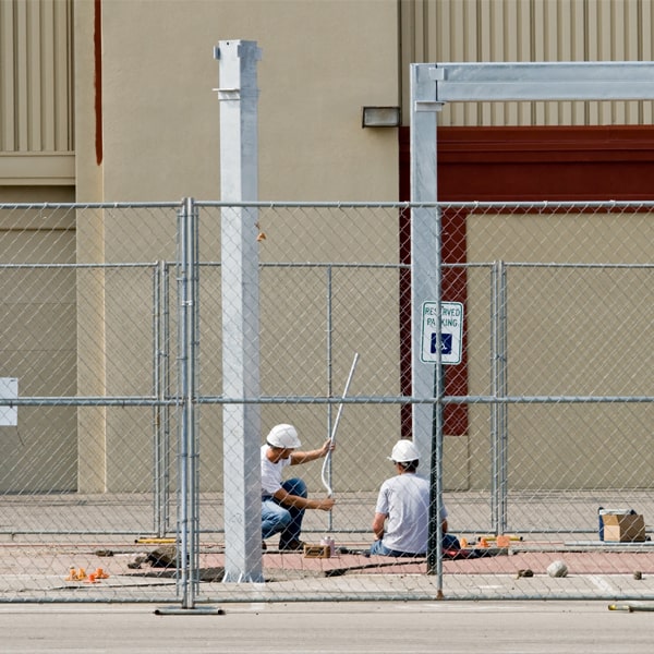 how much time can i lease the temporary fence for my building site or event in Kingston